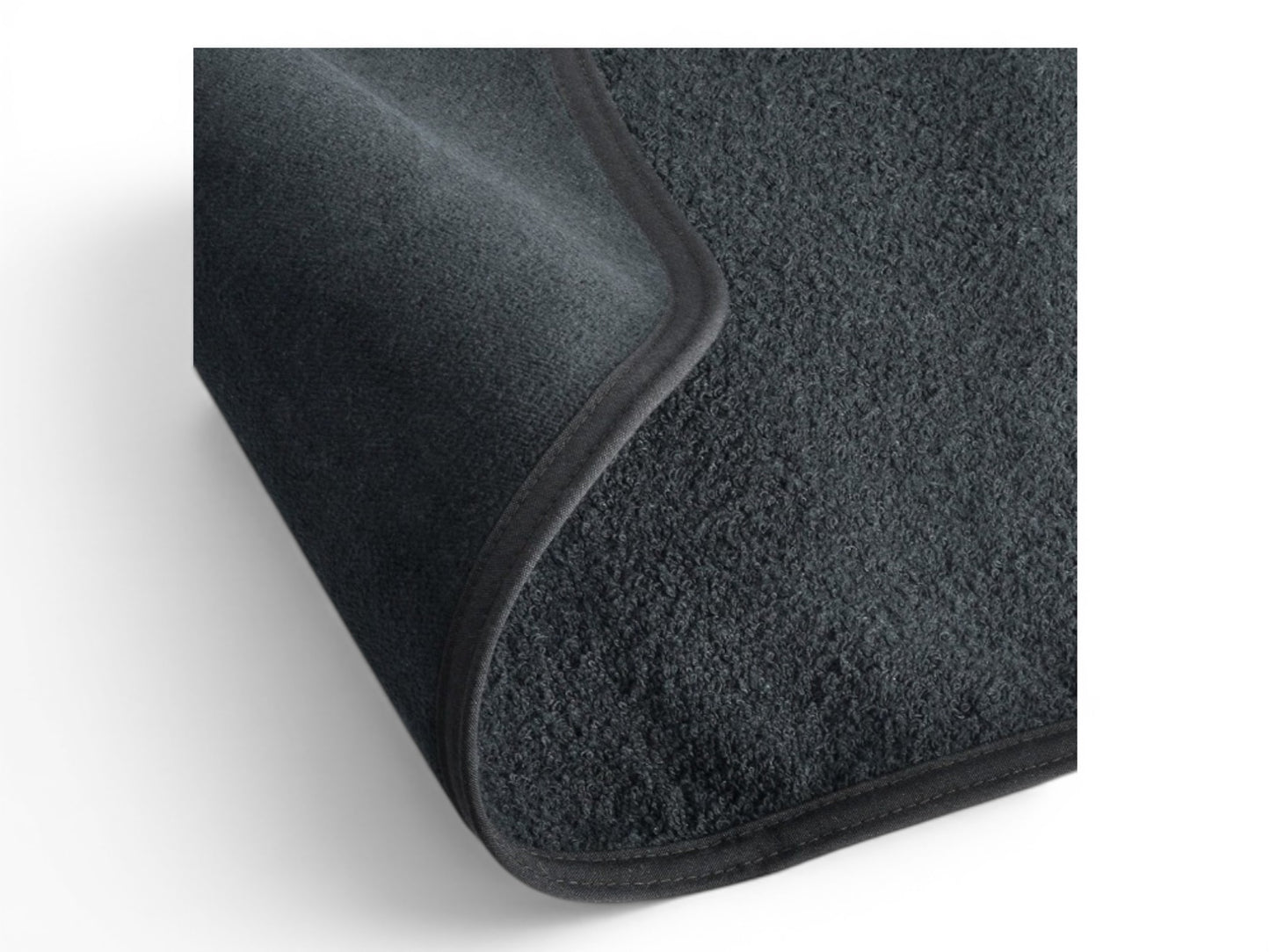 T-Top Vibes Ford Bronco black cotton terry velour seat cover towel with durable stitched edge detail