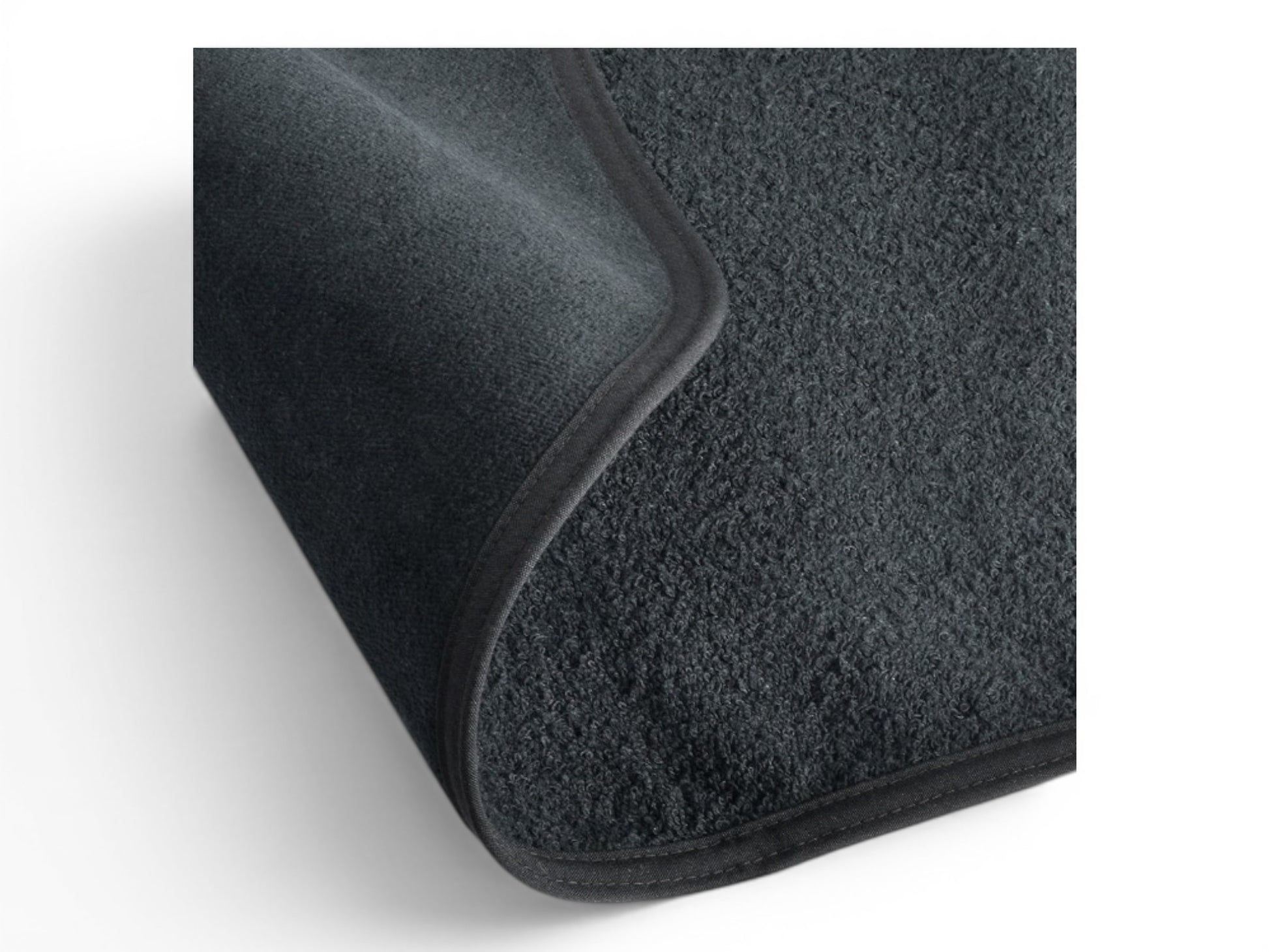 T-Top Vibes Ford Bronco black cotton terry velour seat cover towel with durable stitched edge detail