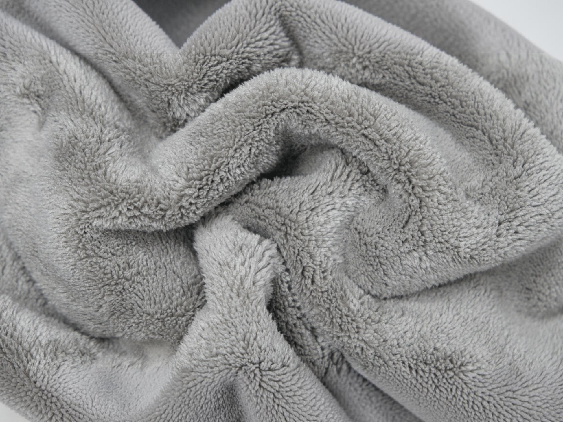 T-Top Vibes AllGuard Platinum gray ultra-plush microfiber car drying towel with high-density texture