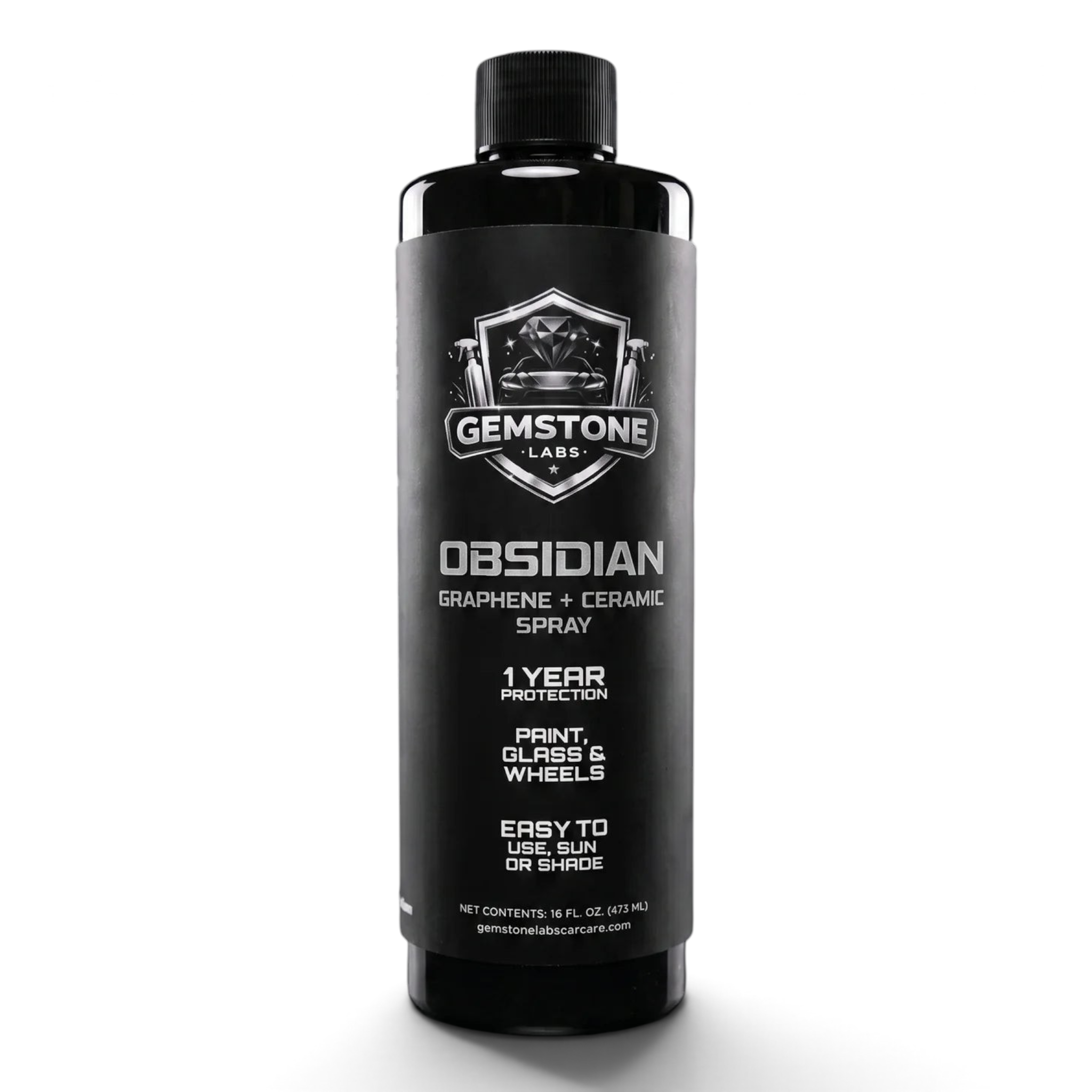 Gemstone Obsidian Graphene + Ceramic Spray bottle for paint, glass, and wheel protection