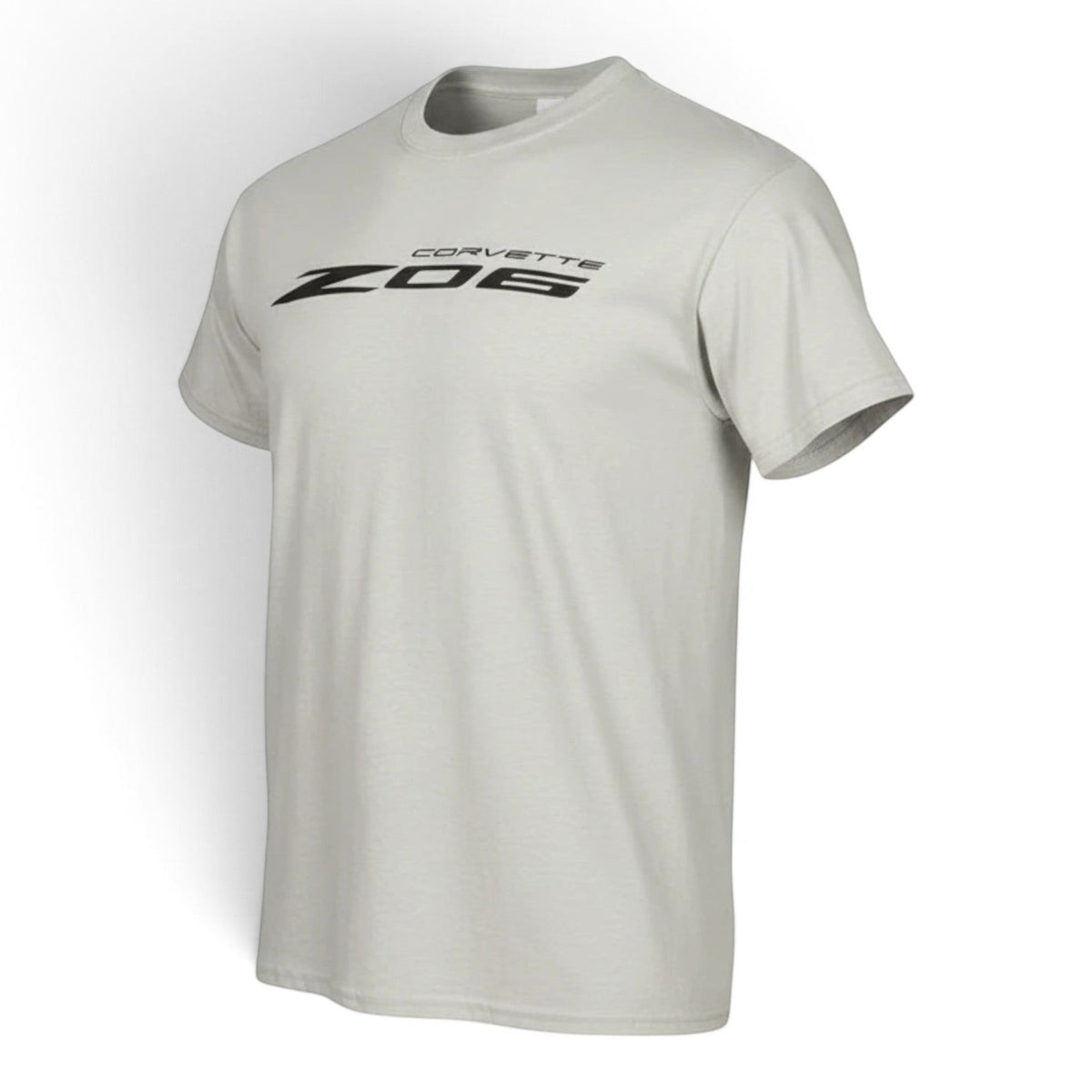 T-Top Vibes silver Corvette Z06 graphic t-shirt made from 100% preshrunk cotton with a classic short-sleeve fit.